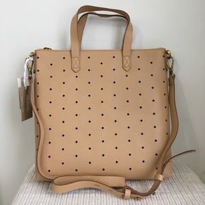 Madewell Mini Transport Perforated Leather Bag